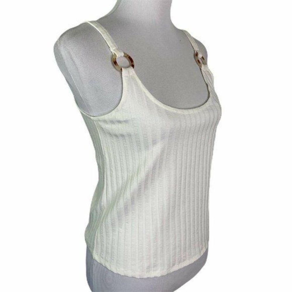 Evolutionary Ribbed Stretch Shell Loop Top - Picture 4 of 9